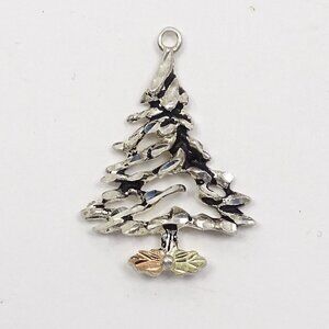 Landstroms 12K Black Hills Gold Christmas Tree Charm